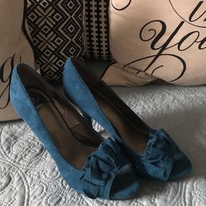 Women's Fergalicious Peep Toe Pump